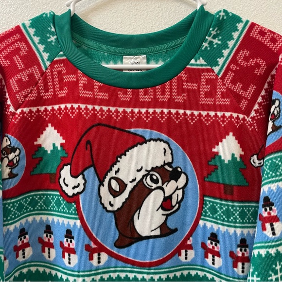 Buc-ee’s ugly Christmas sweater red green 2x - Picture 2 of 4